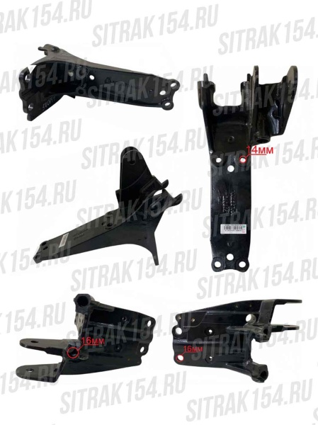 Кронштейн амортизатора кабины передний верхний левый SITRAK/HOWO (540147) 810W41720-0147